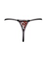 String dentelle ouvert bicolore - Cottelli LINGERIE