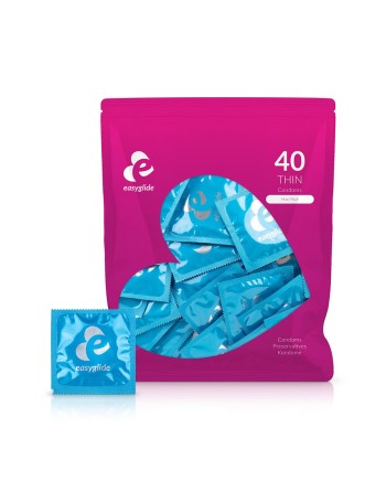 40 préservatifs Extra Fins - EasyGlide