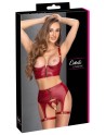 Ensemble seins nus 3 pièces Rouge - Cottelli LINGERIE
