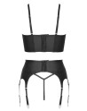 Ensemble lingerie 3 pièces avec porte-jarretelles - Cottelli PARTY