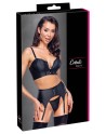 Ensemble lingerie 3 pièces avec porte-jarretelles - Cottelli PARTY