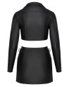 Ensemble top et jupe courte noir - Cottelli PARTY
