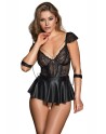 Ensemble 3 pièces lingerie Fetish - Cotelli Bondage