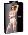 Ensemble lingerie 3 pièces ouvert blanc - Cottelli Lingerie