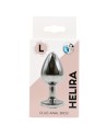 Plug bijou en aluminium bijou bleu Large HELIRA 