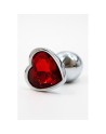 Plug bijou coeur en aluminium bijou rouge Small LOVELY