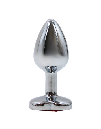 Plug bijou coeur en aluminium bijou rouge Small LOVELY