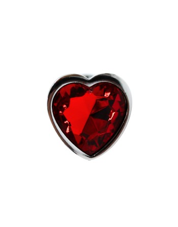 Plug bijou coeur en aluminium bijou rouge Small LOVELY