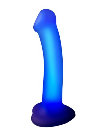 Dildo lumineux violet - Strap-On-Me