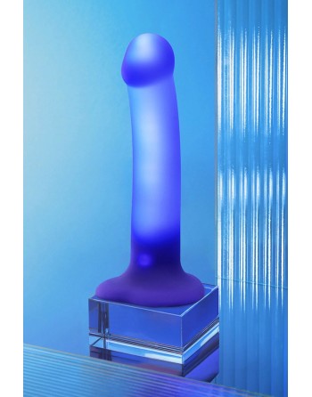 Dildo lumineux violet - Strap-On-Me