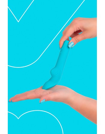 Vibro rechargeable LunaCharm bleu - FairyGasm