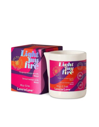 Bougie de massage Monoï - Love to Love