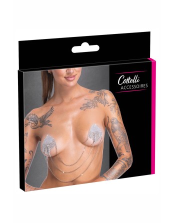 Caches tétons Losange avec chainettes - Cotelli Accessoires