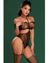 Combinaison sexy noire - J Lingerie
