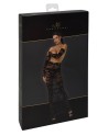 Jupe longue fendue Bondesque F360 - Noir Handmade