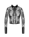 Chemise dentelle Noirelle F377 - Noir Handmade
