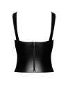 Top style corset Vixen F365 - Noir Handmade