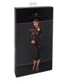 Robe fourreau Noirelle F376 - Noir Handmade