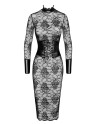 Robe corset Noirelle F375 - Noir Handmade