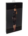 Robe fuseau Crystal F371 - Noir Handmade