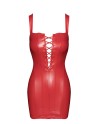Mini robe lacée Bombshell F364 - Noir Handmade