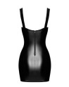 Mini robe lacée Vixen F363 - Noir Handmade