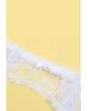 Porte-jarretelles et string Blanc - Litolu Lingerie
