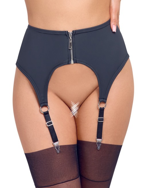 Porte-jarretelles noir mat - Cottelli LINGERIE