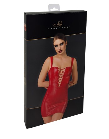 Corset à jarretelles Bombshell F368 - Noir Handmade