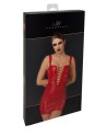 Corset à jarretelles Bombshell F368 - Noir Handmade