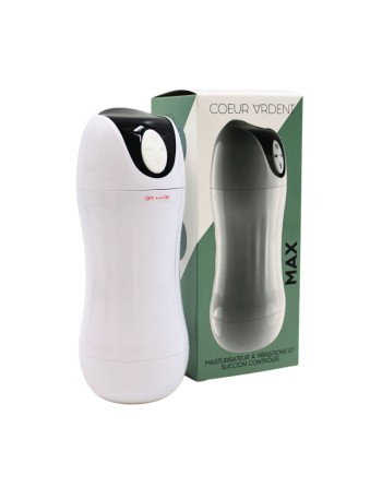 MAX – Masturbateur à Vibrations  Succion Contrôlée USB