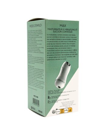 MAX – Masturbateur à Vibrations  Succion Contrôlée USB