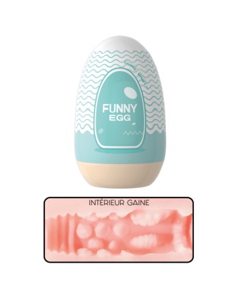 Gaine Masturbatrice Réutilisable FUNNY EGG – Design Réaliste Bouche