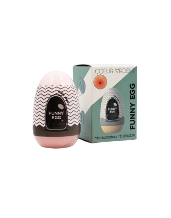 Gaine Masturbatrice Réutilisable FUNNY EGG – Design Réaliste Anus