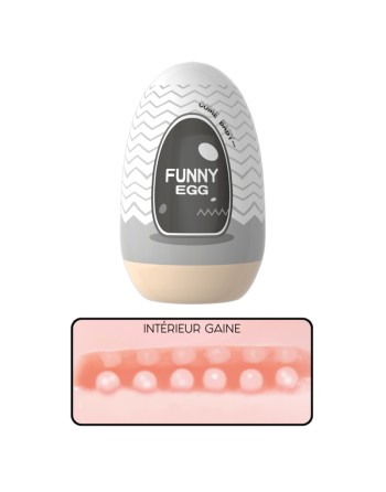Gaine Masturbatrice Réutilisable FUNNY EGG – Design Réaliste Anus