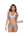 Bikini Denim Bohème avec Franges 