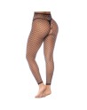 2 en 1 Top ou pantalon en résille noire 