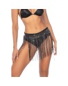 Jupe glamour à franges ornée de strass - Mapalé
