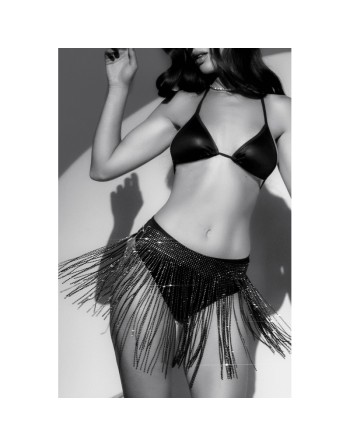 Jupe glamour à franges ornée de strass - Mapalé