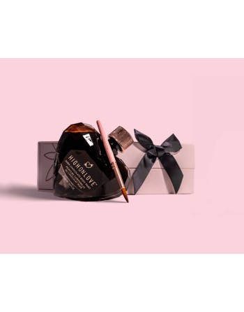 Peinture corporelle végétalienne au chocolat noir - 100 ml