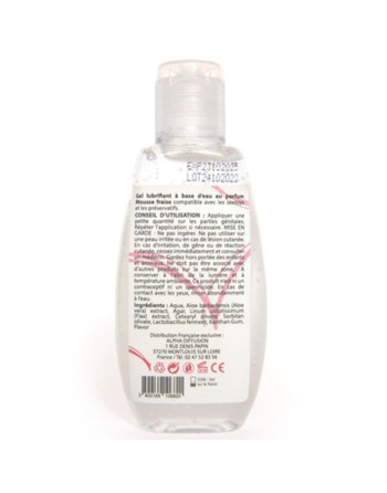 Lubrifiant à base d'eau 100% naturel Mousse fraise 90 ml 
