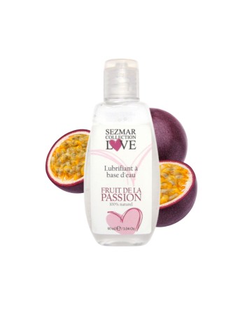Lubrifiant à base d'eau 100% naturel Fruit de la passion 90ml 