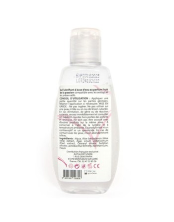 Lubrifiant à base d'eau 100% naturel Fruit de la passion 90ml 