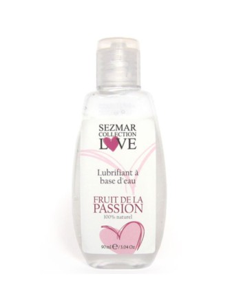 Lubrifiant à base d'eau 100% naturel Fruit de la passion 90ml 