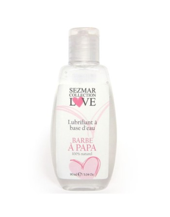 Lubrifiant à base d'eau 100% naturel Barbe à Papa 90 ml 