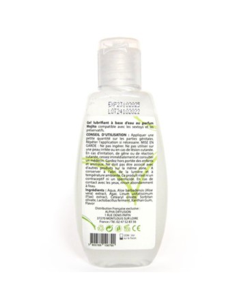 Lubrifiant à base d'eau 100% naturel Mojito 90 ml 
