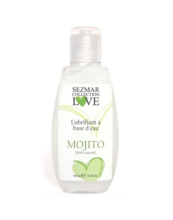 Lubrifiant à base d'eau 100% naturel Mojito 90 ml 