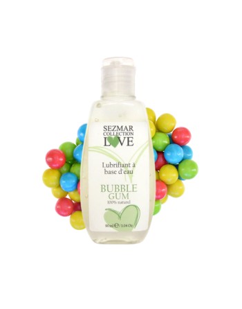Lubrifiant à base d'eau 100% naturel Bubble Gum 90 ml 