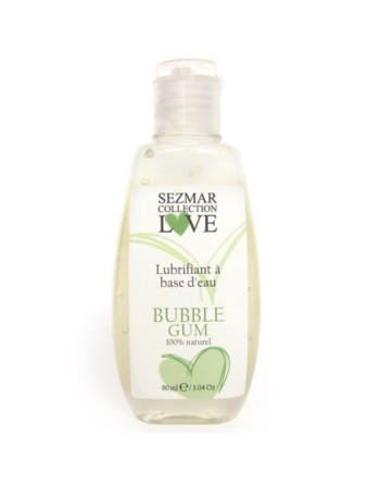 Lubrifiant à base d'eau 100% naturel Bubble Gum 90 ml 