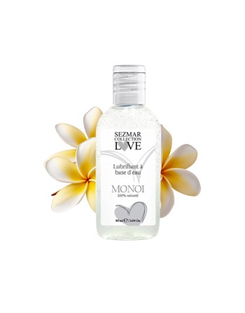 Lubrifiant à base d'eau 100% naturel Monoï 90 ml 